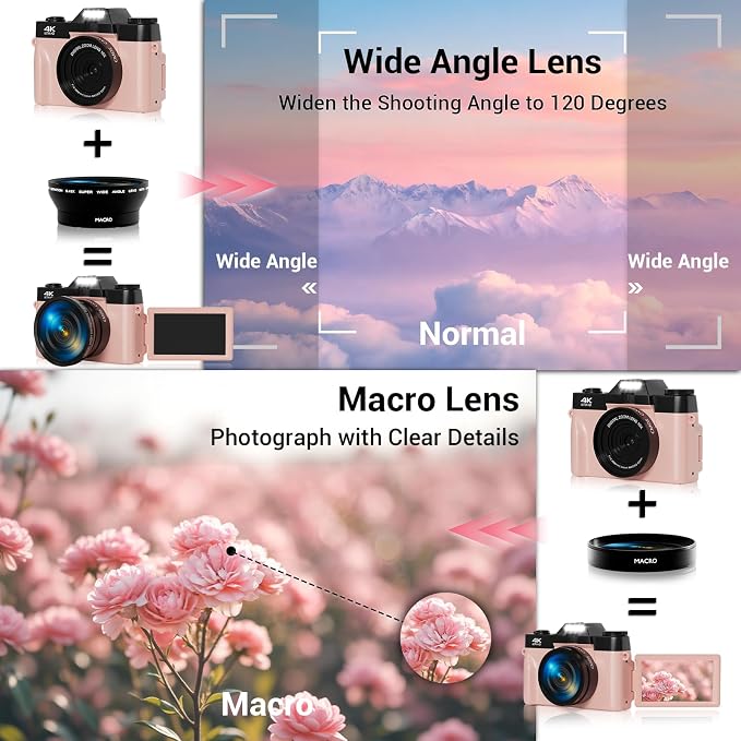 4K Digital Camera for Photography, 75MP WiFi Vlogging Camera for YouTube - Image 6