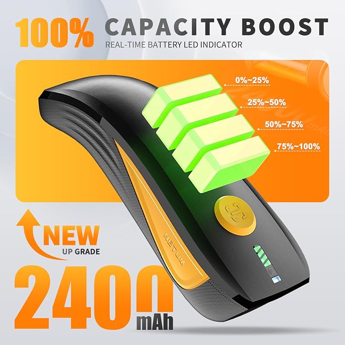 NETUM CS7501 QR Code Scanner – Upgraded Bluetooth Barcode Scanner, Mini - Image 5