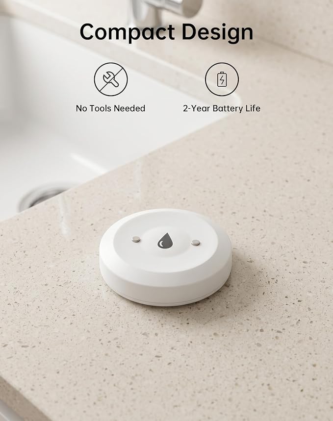 Water Leak Sensor, Zigbee Wireless Water Leak Detector - Image 5