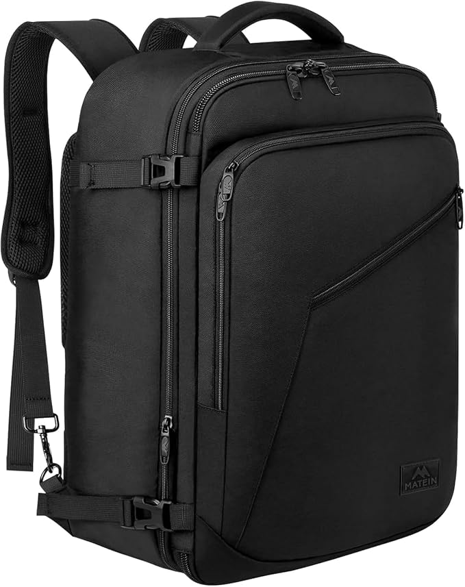 MATEIN Carry on Backpack, Extra Large Travel Backpack Expandable Airplane by MATEIN