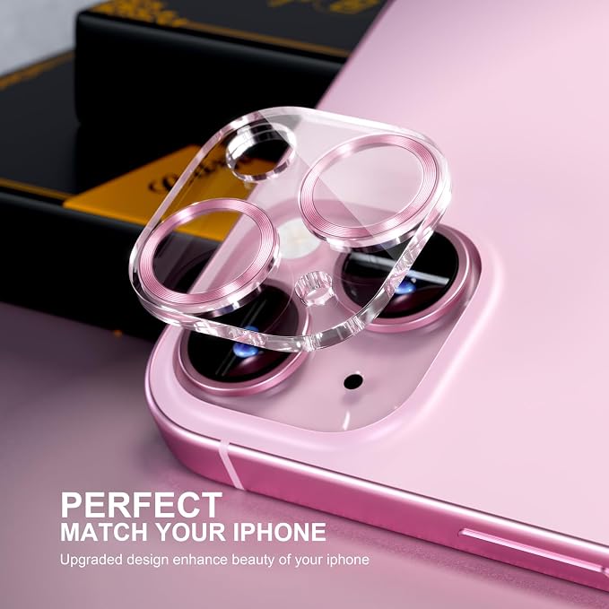 for 6 Pack iPhone 15 / iPhone 15 Plus Camera Lens Protector 9H Tempered Glass - Image 5