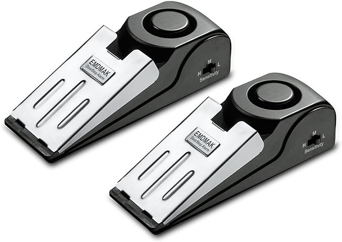 EMDMAK Door Stop Alarm with 120DB Siren Door Stop by EMDMAK%C2%AE