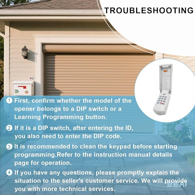 for Genie Garage Door Opener Keypad Compatible - Image 8