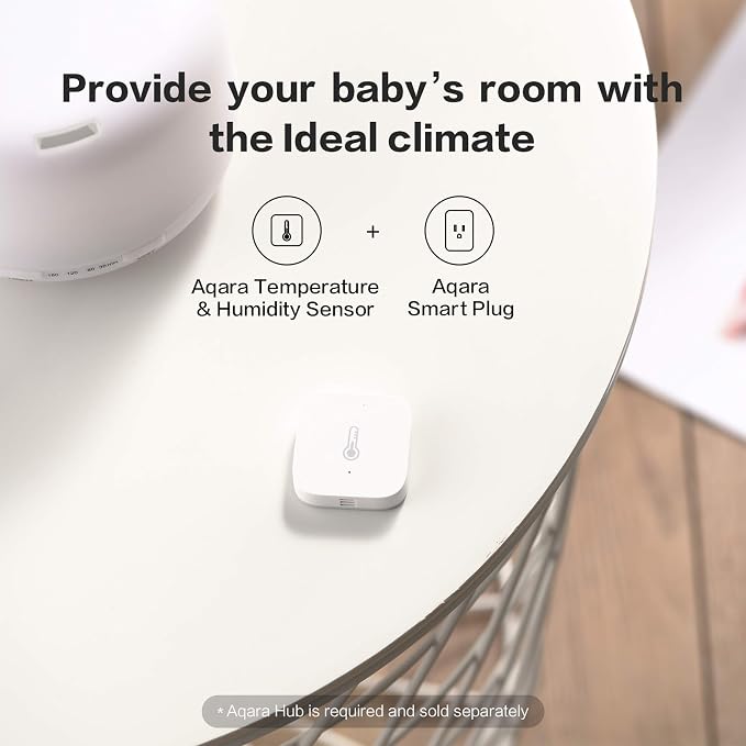 Aqara Zigbee Temperature and Humidity Sensor, Wireless Thermometer Hygrometer - Image 6