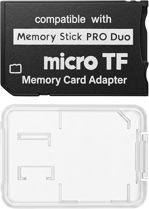 PSP Memory Stick Adapter, Micro SD to Memory Stick PRO Duo MagicGate Memory by SUNLOY