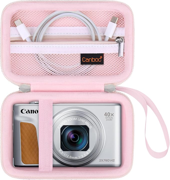 Canboc Carrying Case for Canon PowerShot SX740/ SX730/ SX720/ SX620/ G7X Mark by Canboc