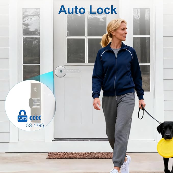 BIWIBON Fingerprint Door Lock – Fingerprint Door Knob - Image 9