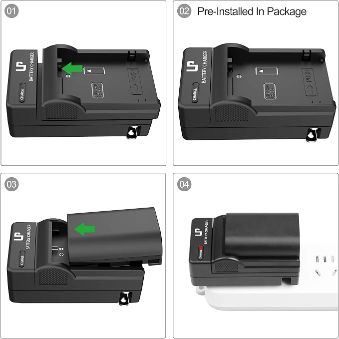 LP E8 Battery Charger, Charger Compatible - Image 9