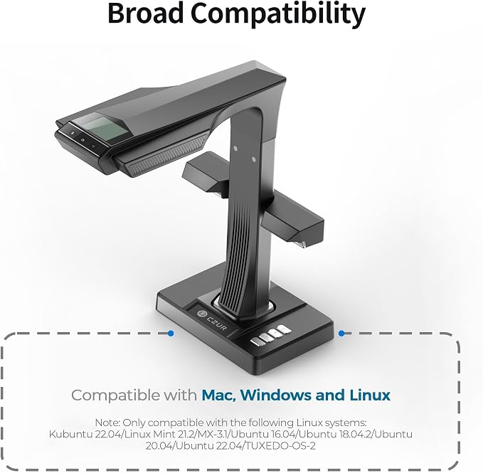 CZUR ET24 Pro Professional Book Scanner, 24MP Document Camera, 3rd Gen - Image 4