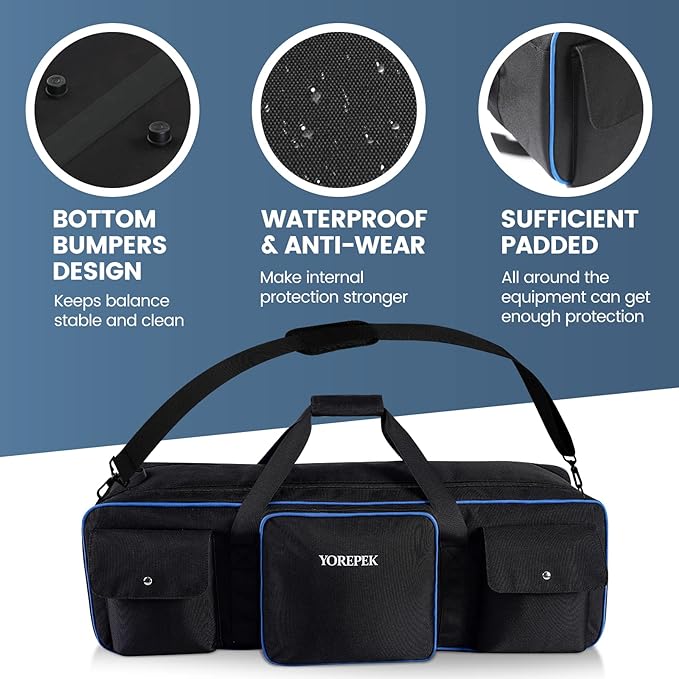 YOREPEK Tripod Carrying Case Bag, Light Stand Bag - Image 5