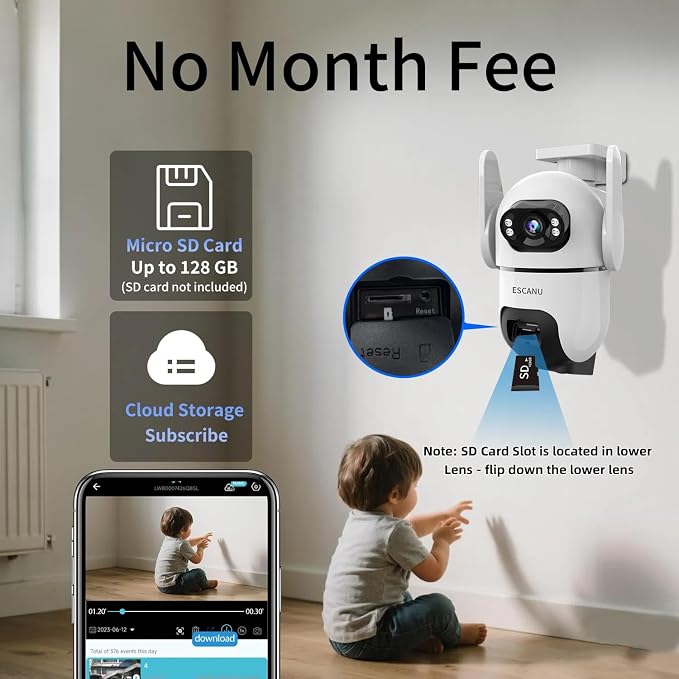 Dual Lens Security Cameras Wireless Outdoor - Image 7