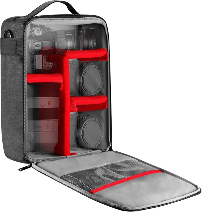 Neewer NW140S Waterproof Camera and Lens Storage Carrying Case 8.7x5.9x12.6 by Neewer