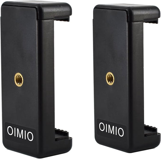 Universal Cell Phone Tripod Mount Adapter, OIMIO Phone Holder Clip Connector by OIMIO
