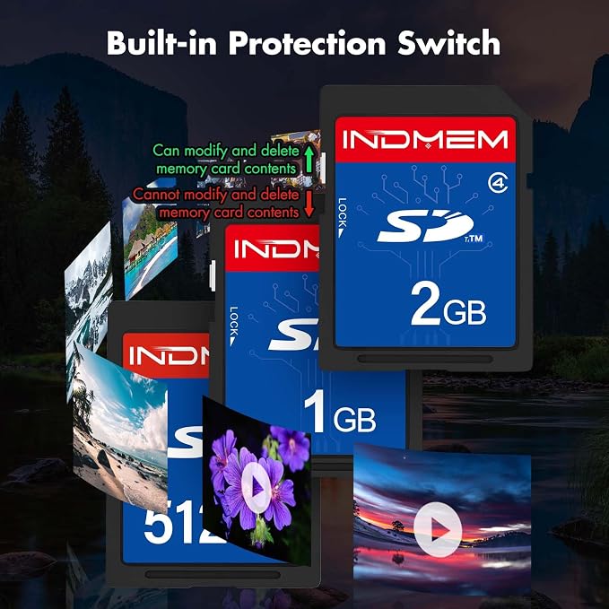 SD Card 2GB +1GB + 512MB, Class 4 Flash Memory Card 2G SLC Standard Secure - Image 6