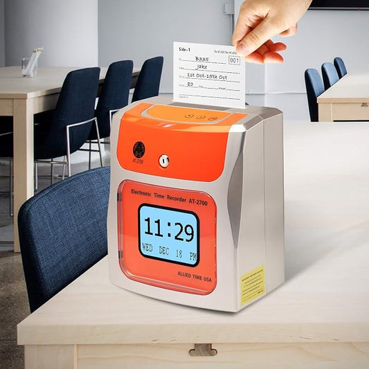 Touch Free Small Business Time Clock AT-2700 by AlliedTimeUSA