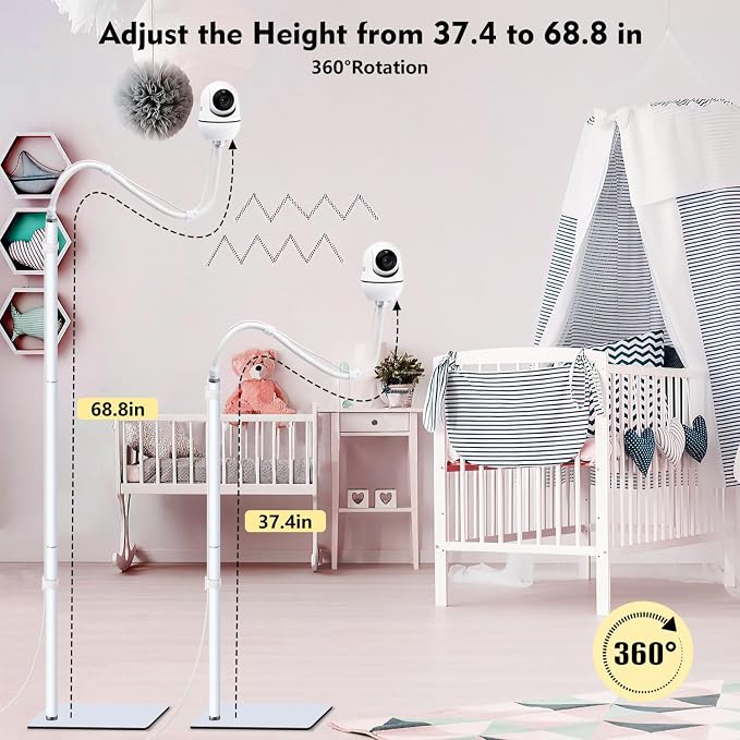 Baby Monitor Floor Stand Mount Compatible - Image 4