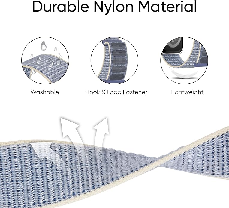 6 Pack Sport Nylon Loop Band Compatible - Image 2