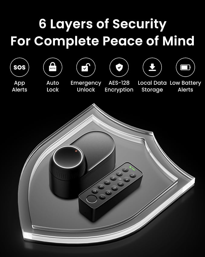 Smart Lock Ultra with Keypad, Fingerprint Door Lock, App Remote Control - Image 7