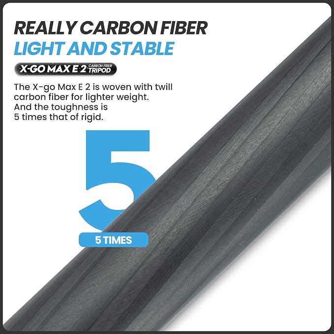 Fotopro 68" Carbon Fiber Tripod - Image 3