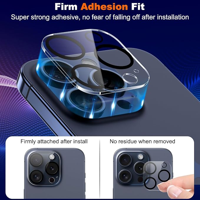 WHPXJY for Camera Lens Protector for iPhone 15 Pro /15 Pro Max Ultra HD - Image 5