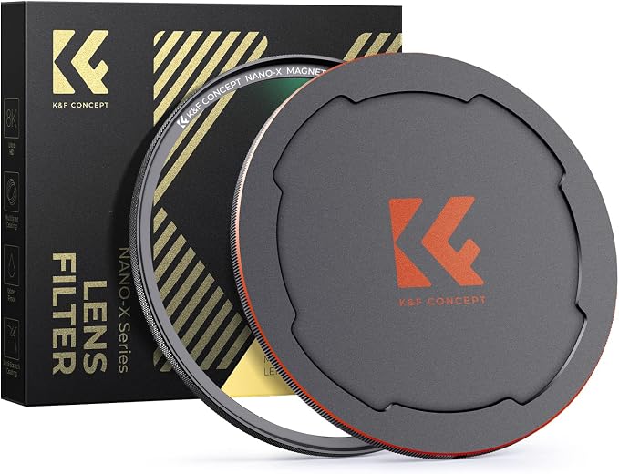 K&F CONCEPT 52mm Magnetic MC UV Lens Protection Filter + Lens Filter Cap by KFCONCEPT
