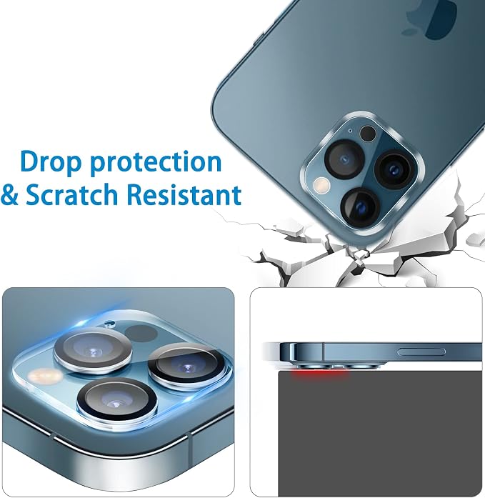 Dengduoduo 3 Pack Tempered Glass Camera Lens Protector - Image 5