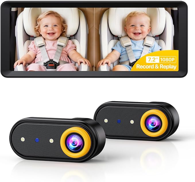Luckview BM5 MAX Dual Baby Car Camera, 1080P HD by Luckview