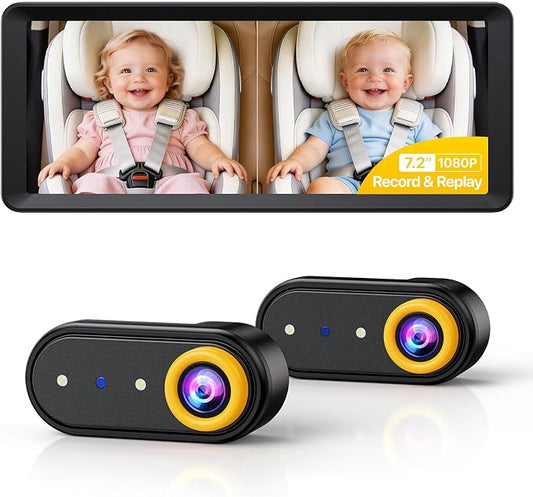 Luckview BM5 MAX Dual Baby Car Camera, 1080P HD by Luckview