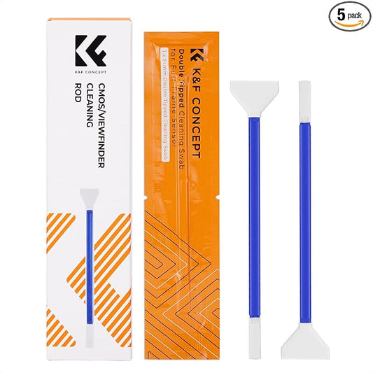 K&F Concept 2-1 24mm Full Frame Sensor Cleaning Swab & Viewfinder Cleaning Swab by KFCONCEPT