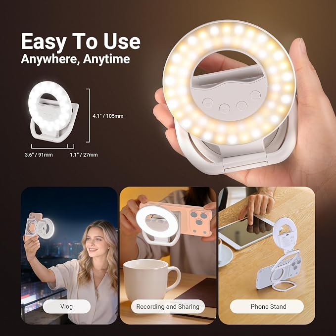 NEEWER ENTRY LEVEL VERSION N35 Magnetic Selfie Ring Light Compatible - Image 7