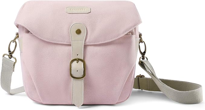 BAGSMART Camera Bag, SLR DSLR Canvas Crossbody Camera Case, Compact Camera by BAGSMART