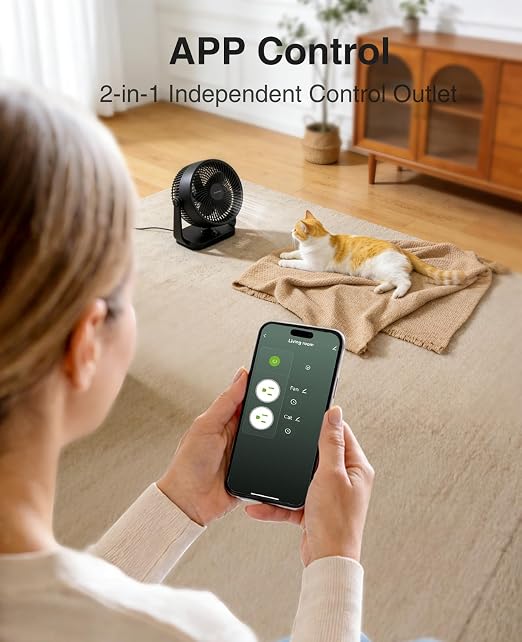 15A Dual Smart Plug 4 Pack, GHome Smart Plugs that Work - Image 3