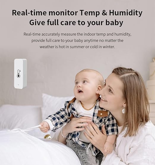 WiFi Humidity Temperature Monitor: Smart Hygrometer Thermometer - Image 5
