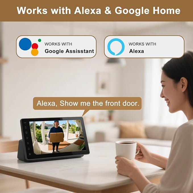 Doorbell Camera Wireless, 2K FHD Head-to-Toe Video, no Subscription, Two-Way - Image 9