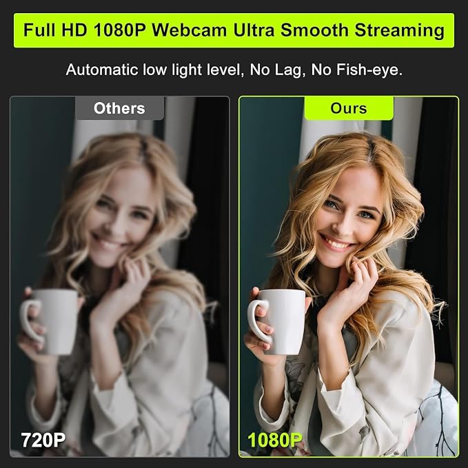 Webcam with Ring Light Microphone - Image 2