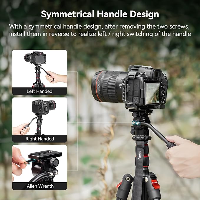 SmallRig Tripod Fluid Head Pan Tilt Head - Image 6