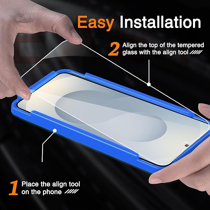 Wiaocit 3 Pack Tempered Glass Screen Protector - Image 2