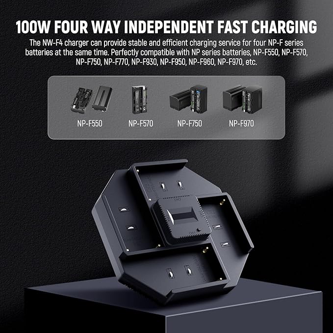 Neewer NP-F970 4 Channel Charger - Image 2