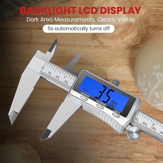 Digital Caliper 6 Inch, Rechargeable Calipers - Image 3
