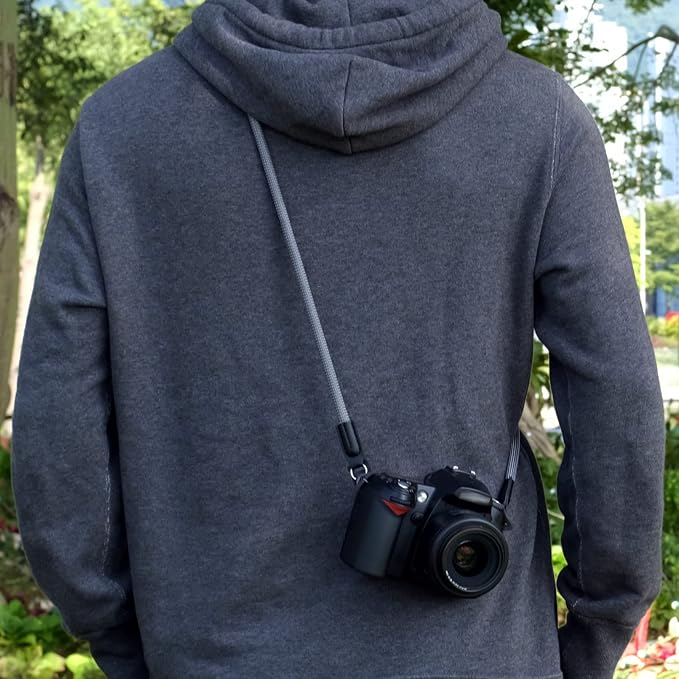 VKO Vintage Camera Neck Strap, Nylon Rope Camera Shoulder Straps - Image 3