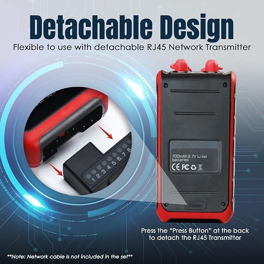 4 in 1 Optical Power Meter Network Tester FC/SC/ST Universal Interface Fiber - Image 5