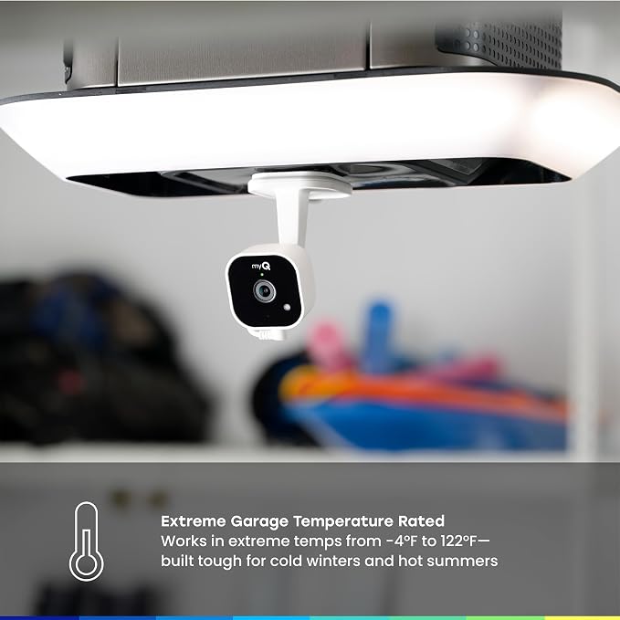 myQ Garage Plug-in Camera Gen 2 – 2K Smart Wi-Fi Garage Camera - Image 4