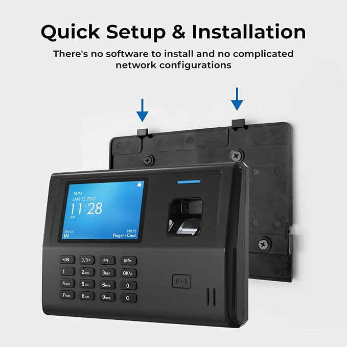 ANVIZ Time Clocks for Small Business Employees CX3 - Image 8