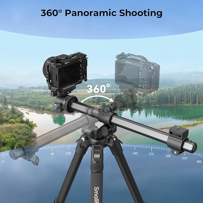 SmallRig CT25 64.5"/164cm Horizontal Overhead Tripod - Image 7