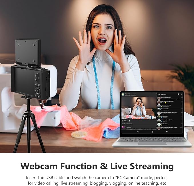 4K Digital Camera for Photography, 64MP Vlogging Camera for YouTube - Image 5