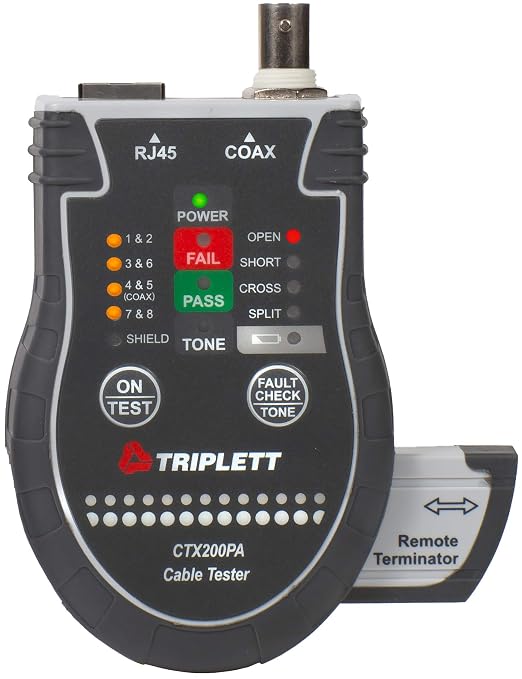 Triplett CTX200PA Network Cable RJ45/Coax Tester - Image 4