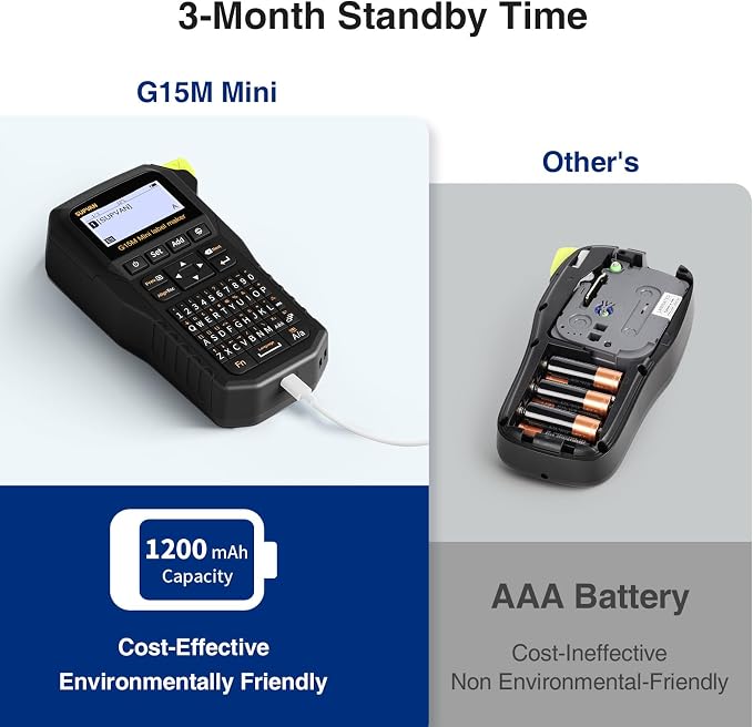SUPVAN G15M Mini Portable Label Maker Machine - Image 3