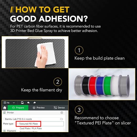 3D Printer Build Plate for Bambu Lab X1 X1C X1E P1P P1S A1, 3D Printer - Image 7