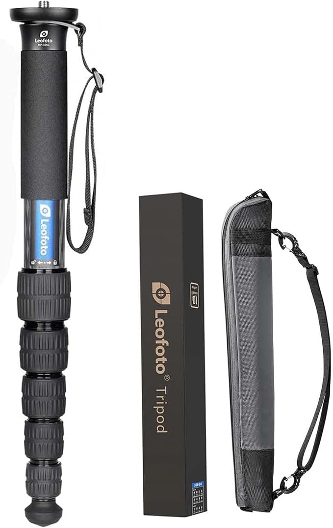 Leofoto MP-366C 65" 6-Section Carbon Fiber Portable Monopod, Lightweight by TAKINGITFURTHER-LEOFOTO