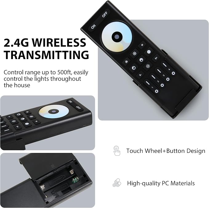RC02RFB RF Remoter, 4-Zone 2.4G Handheld RF Remote Control Compatible - Image 5